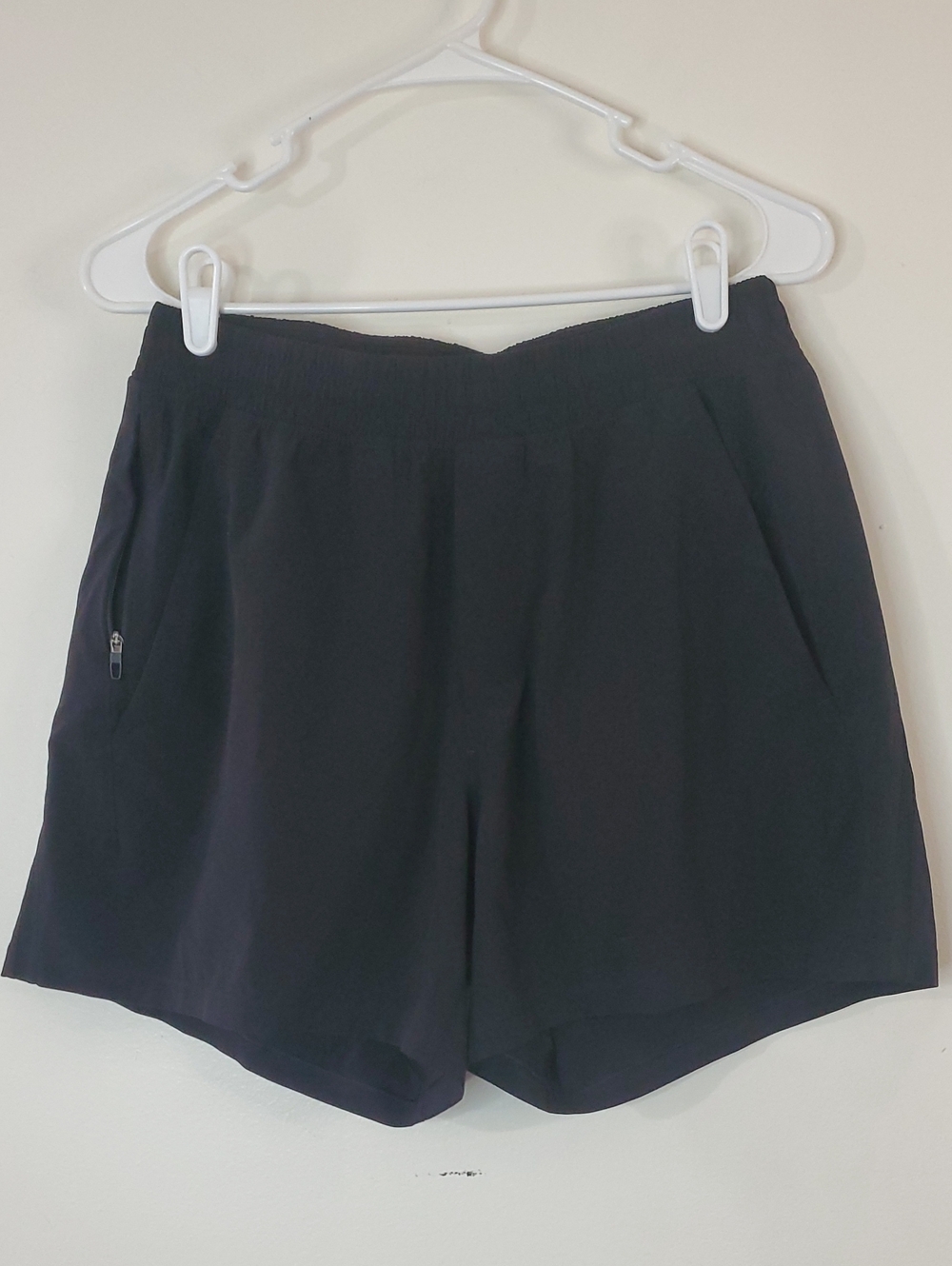Lululemon Mens Pace Breaker 5" Linerless Black Performance Shorts Size Med
